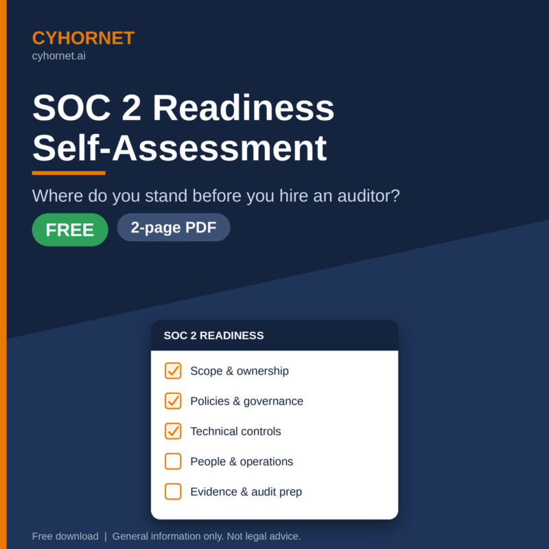 Free SOC 2 Readiness Self-Assessment Checklist (PDF)