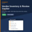Free Vendor Inventory and Review Tracker (Excel)